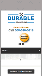 Mobile Screenshot of durableremodeling.com